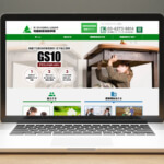 保険サービス企業のウェブサイト