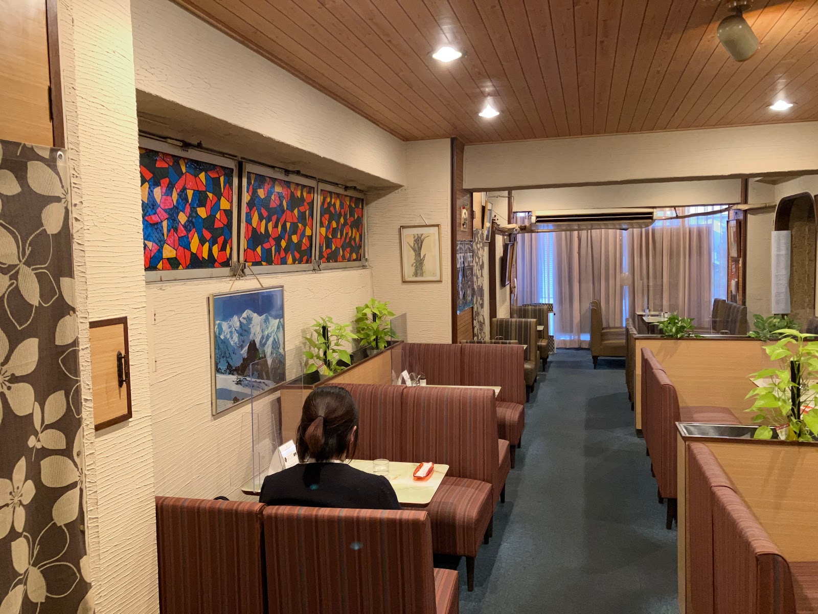 喫茶ゆうらくの風景