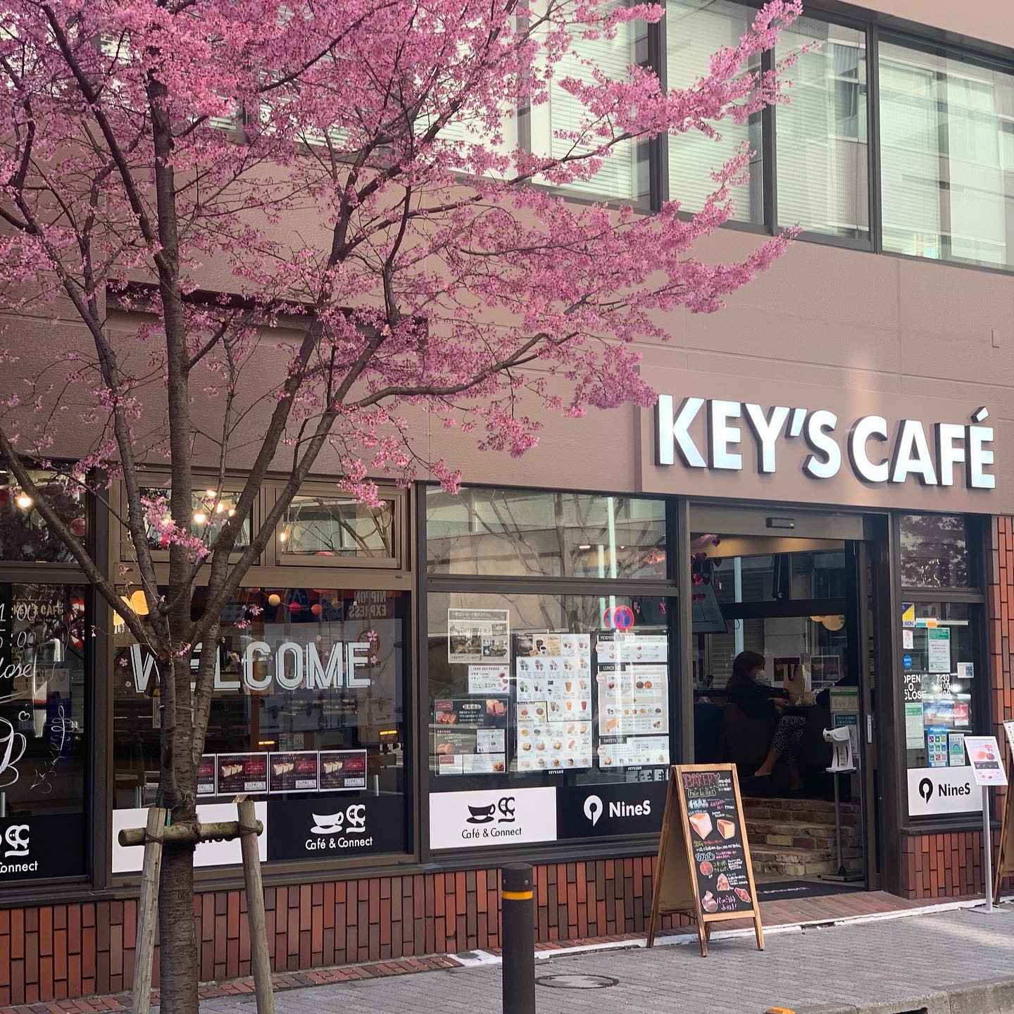 Café&Connect KEY’S CAFÉ 日本橋店にて