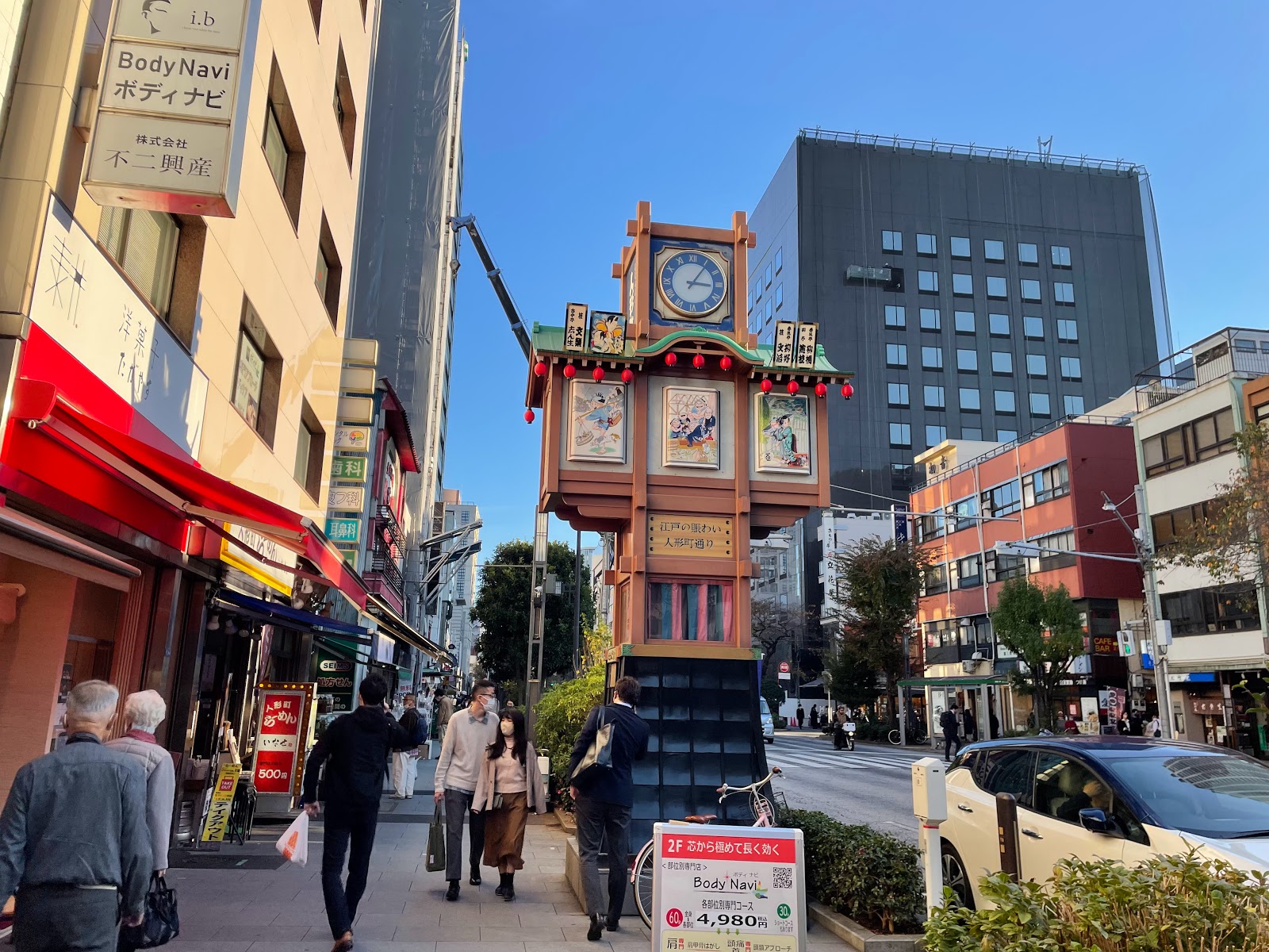 人形町木偶鐘樓の風景