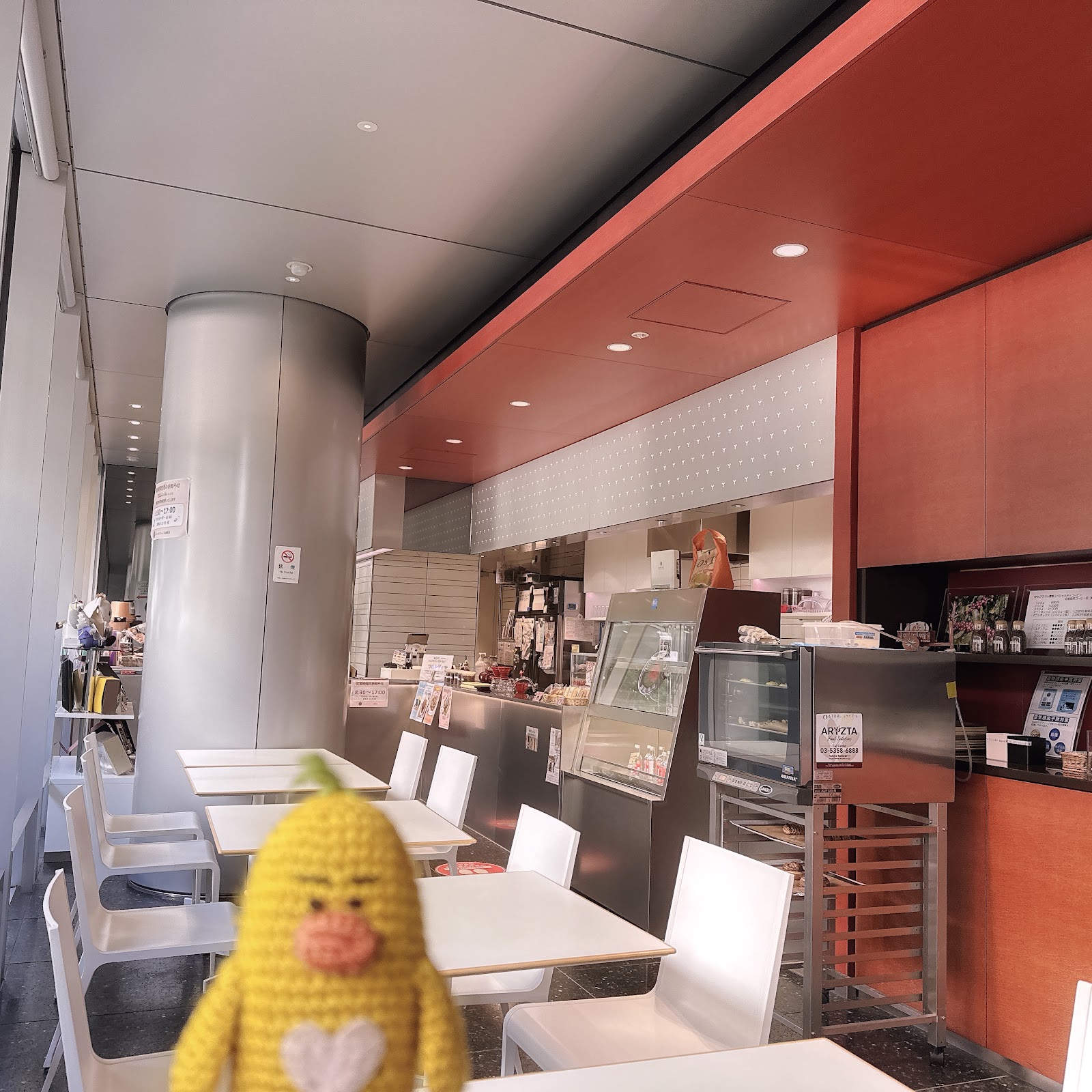 カフェ・ボンフィーノ秋葉原店にて
